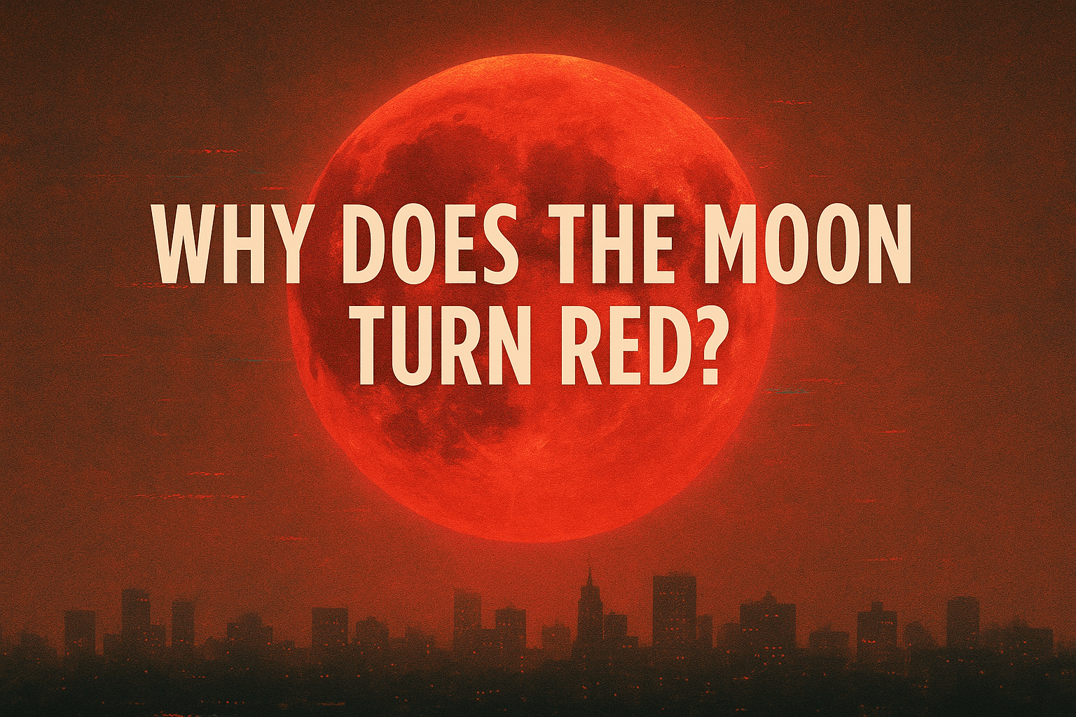 Why Does the Moon Turn Red?